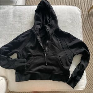 Lululemon Black Scuba Half Zip Hoodie XS/S